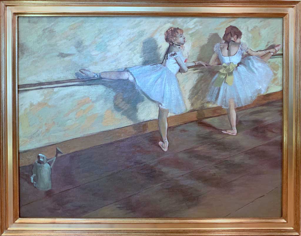 Or mat et bruni (Degas by Troubetzkoy)