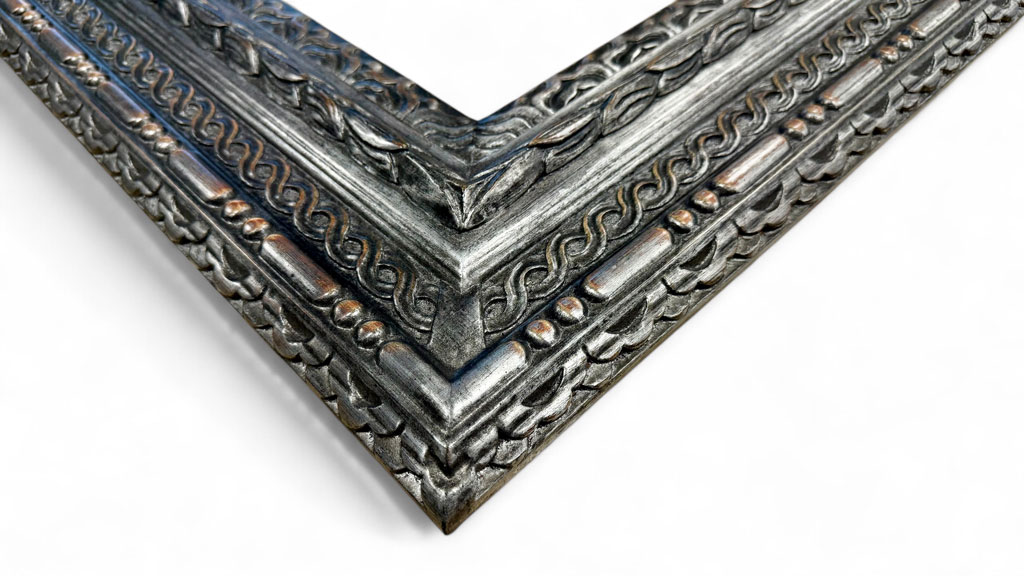 Victor-Emmanuel sculpté XVIIème siècle argent-noir