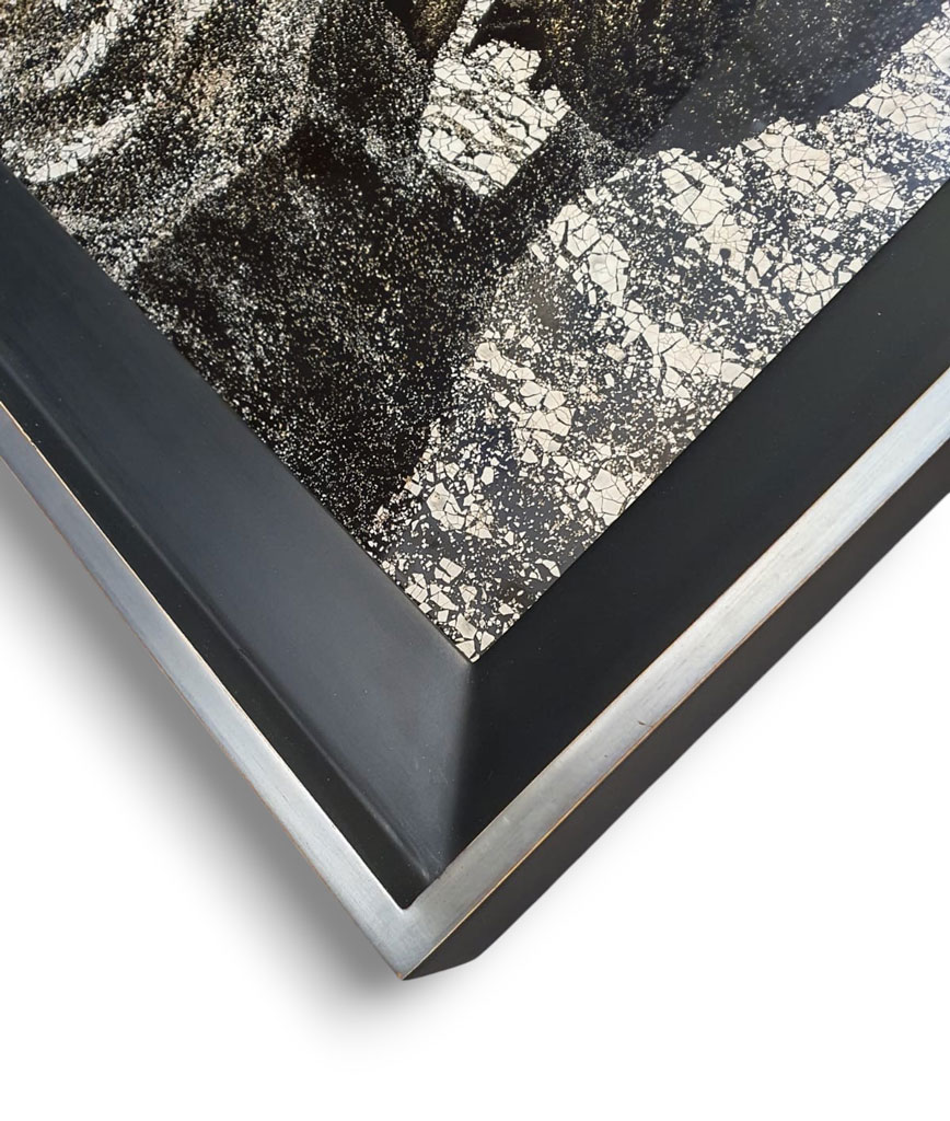 Kassos Noir filet argent