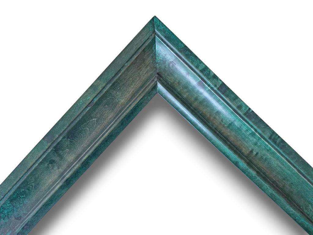 Polynice Bois teinté oléo vert