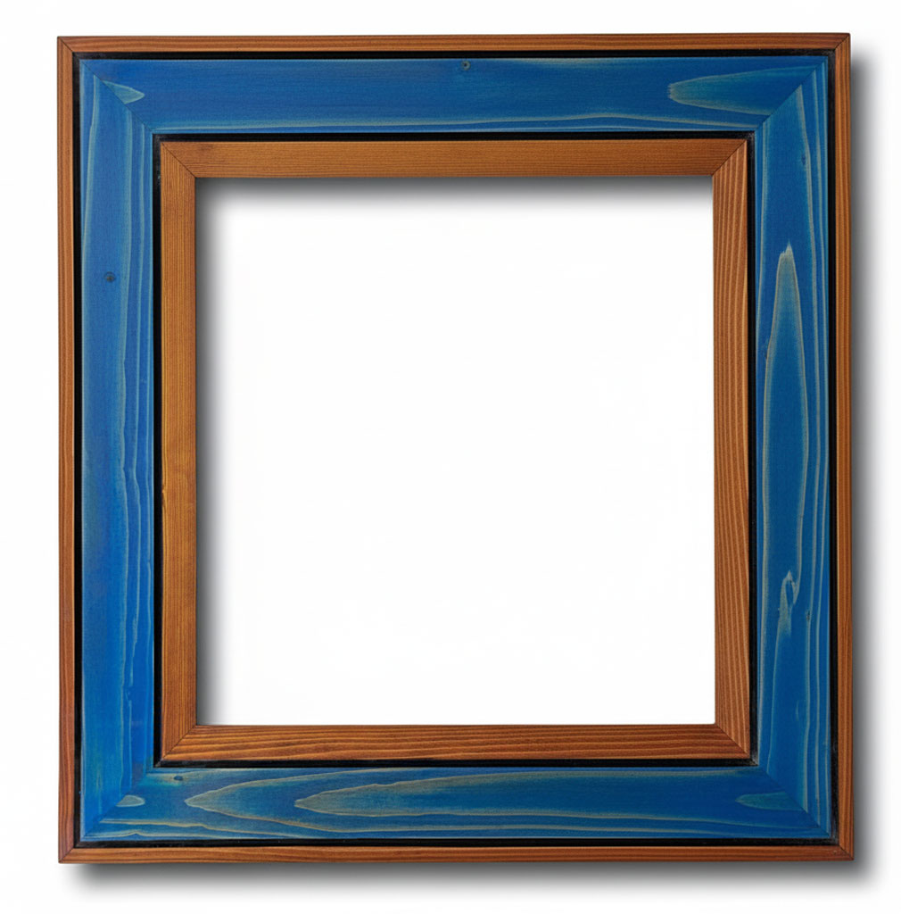 Arcobaleno 90 Oléo bleu jaune creux noirs